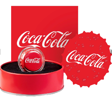 [Collectibles] 2023 Coca-Cola Bottle Cap 6 gm 999 Fine Silver Coloured Coin