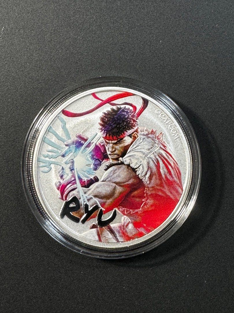 [Collectibles] Silver Coin 1oz 999.9 Coloured Perth Mint Ryu Pure Silver